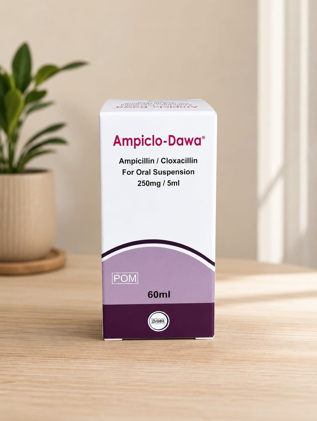 AMPICLO-DAWA 250MG/5ML 60ML